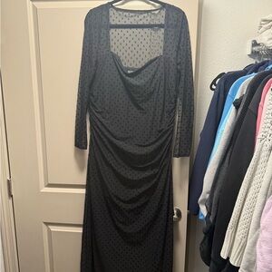Abercrombie & Fitch Black Long Sleeve Dress